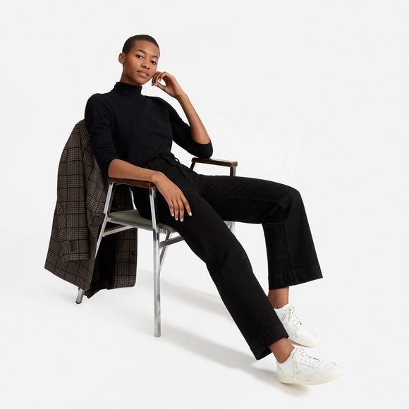 Everlane The Button-Fly Wide Leg Jeans - Picture 7 of 8